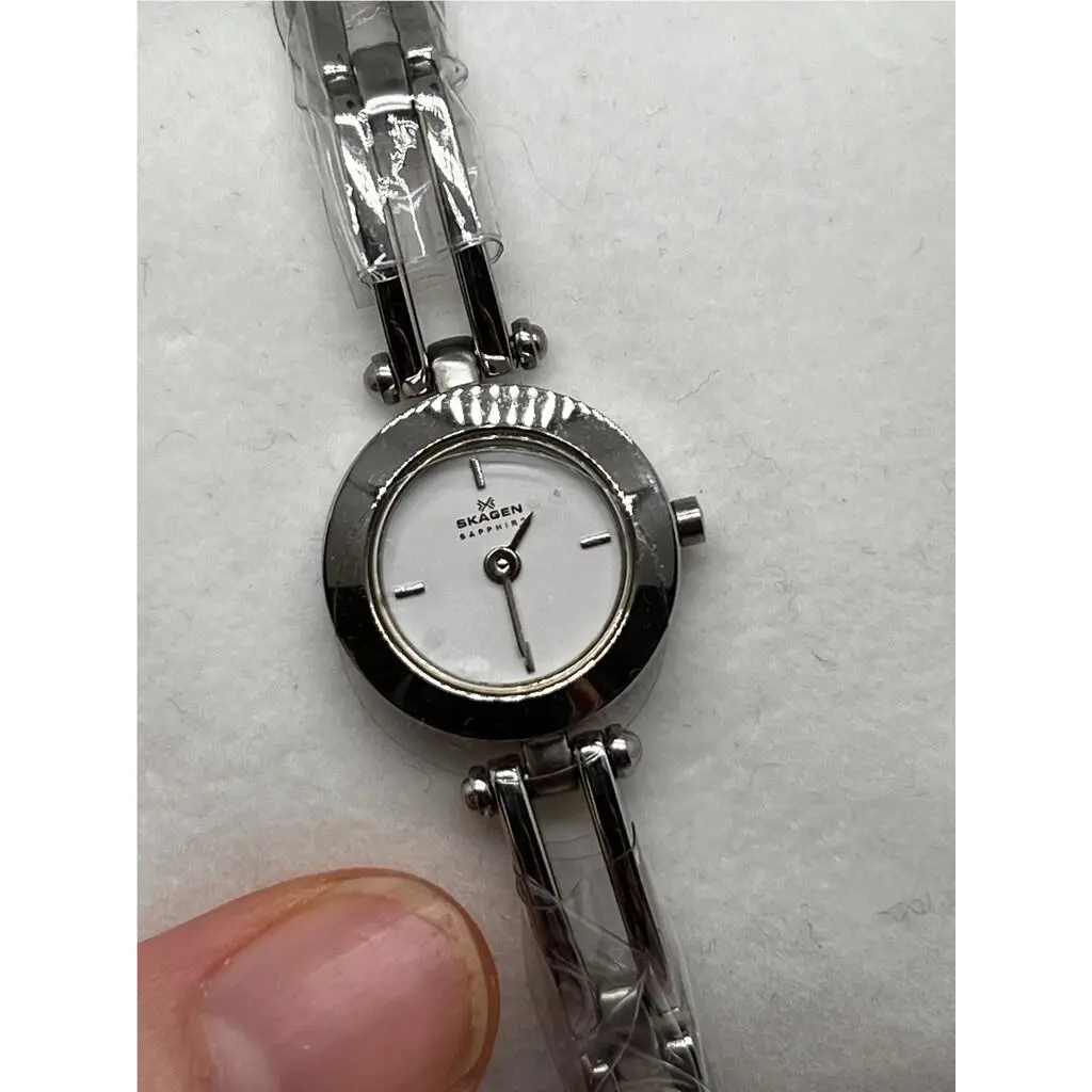 Skagen Ladies Bracelet Watch Sapphire Round Stainless SP6SSXW