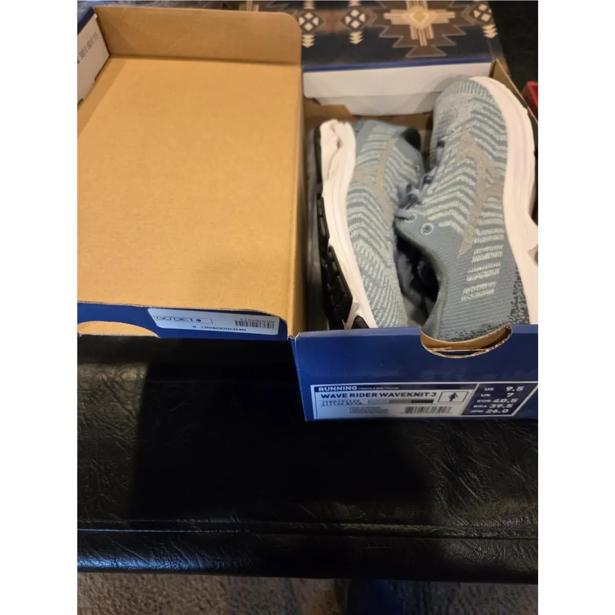 Mizuno shoes - MIZUNO WAVE RIDER WAVEKNIT 3 - Blue 5