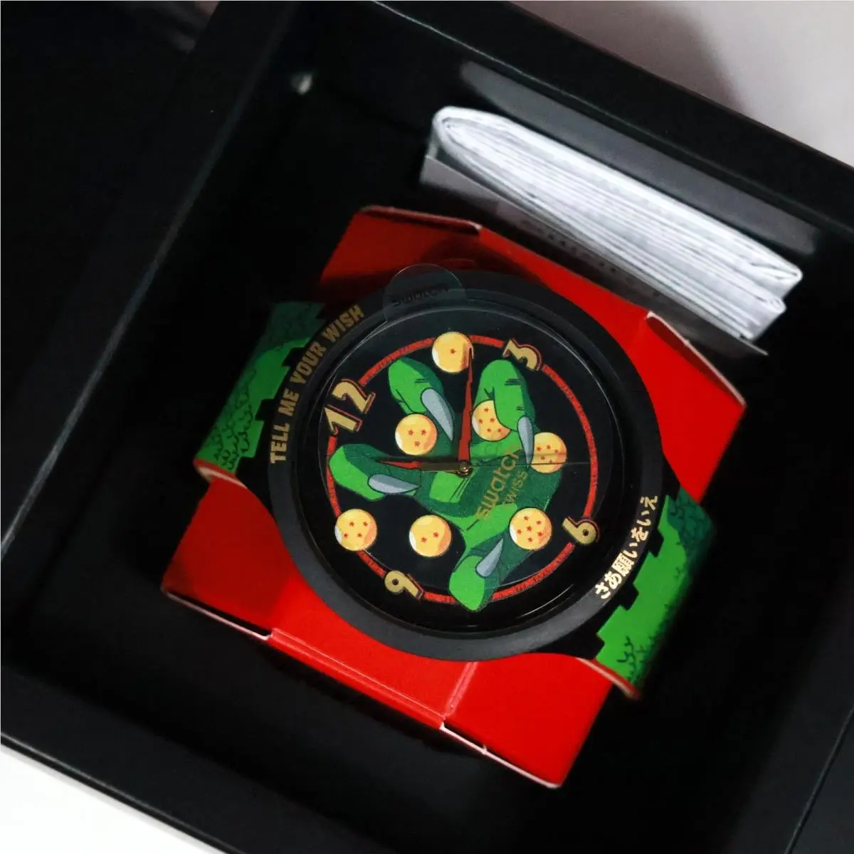 Swiss Dragonball Z Big Bold Shenron X  SB01Z102 Watch 47MM Green Drag by Swatch