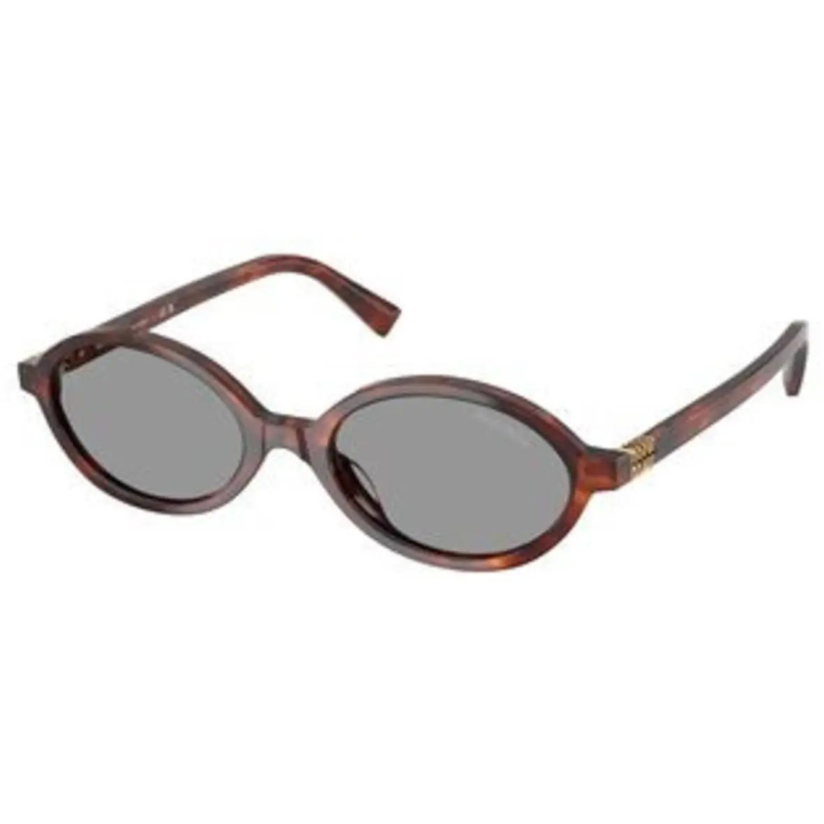 Miu MU 04 Zsf Havana Mahogany / Grey 21C40O Size 50 Sunglasses by Miu Miu