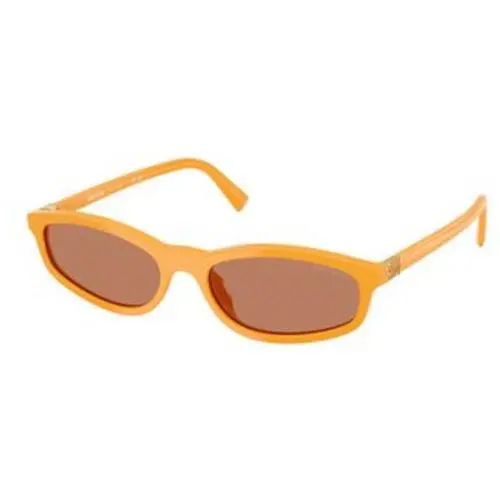 Miu MU A 06 S Soleil / Brown Polyamide Standard 22D90Q Size 54 Sunglasses by Miu Miu