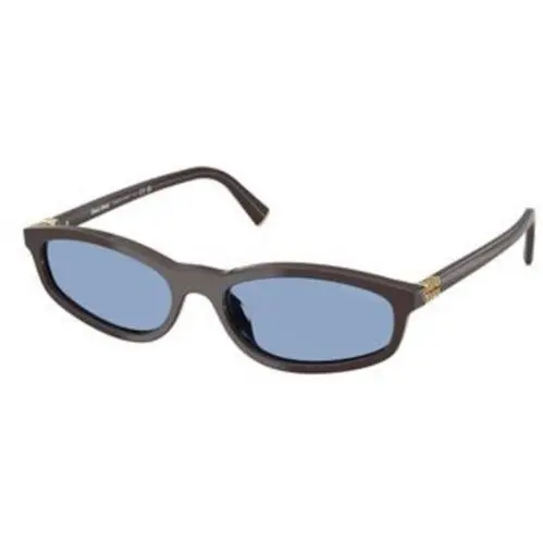 Miu MU A 06 SF Moka / Light Blue Polyamide Standard 22C60O Size 54 Sunglasses by Miu Miu