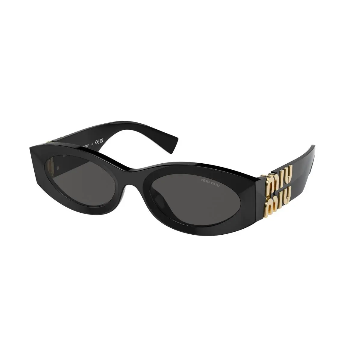 Miu MU 11 WS 0mu 11ws Black Dark Grey 1AB5S0 Size 54 Sunglasses by Miu Miu