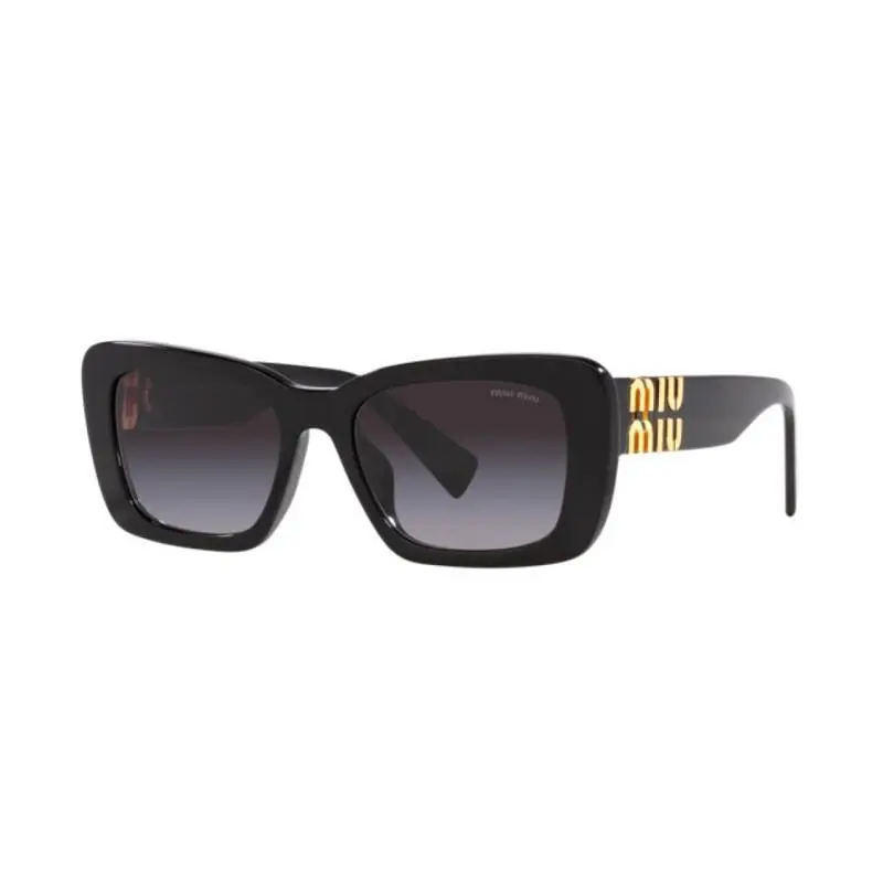 MU07YS 1AB5D1 Sunglasses Women Black Eyewear MU 07YS by Miu Miu