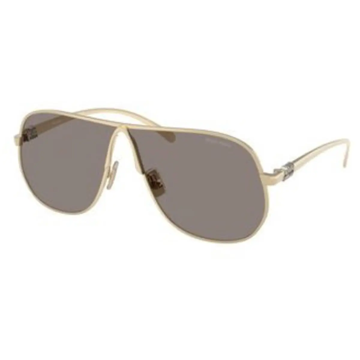Miu MU A 56 S Pale Gold / Dark Grey Polyamide Standard ZVN80Q Size 66 Sunglasses by Miu Miu