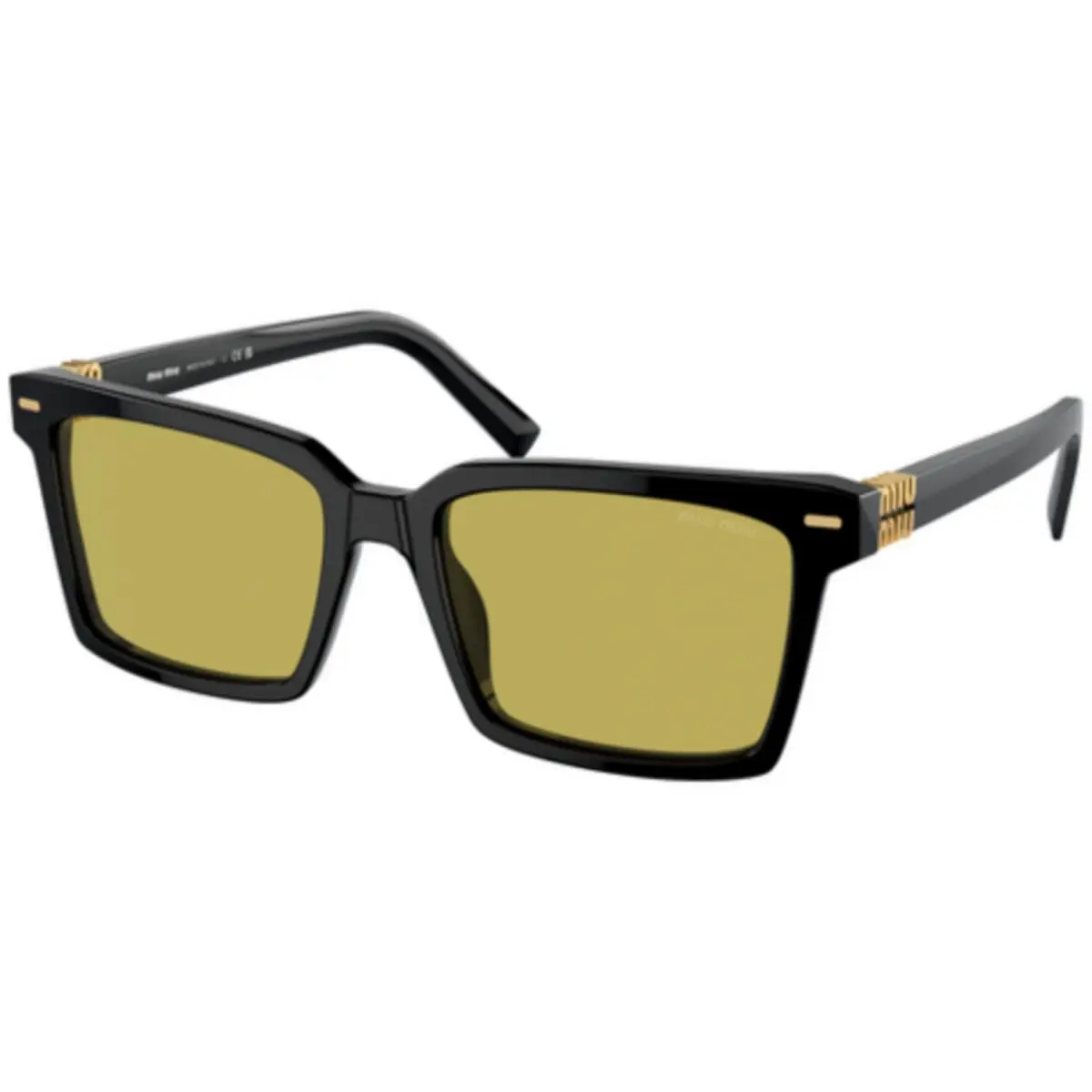 Miu MU 13 Zsf Black Olive Green 16K07O Size 55 Sunglasses by Miu Miu