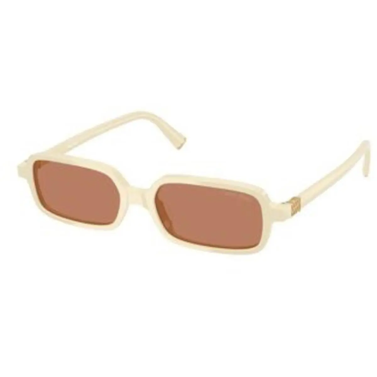 Miu MU 11 Zsf Milk / Brown Polyamide Standard 21D90Q Size 52 Sunglasses by Miu Miu