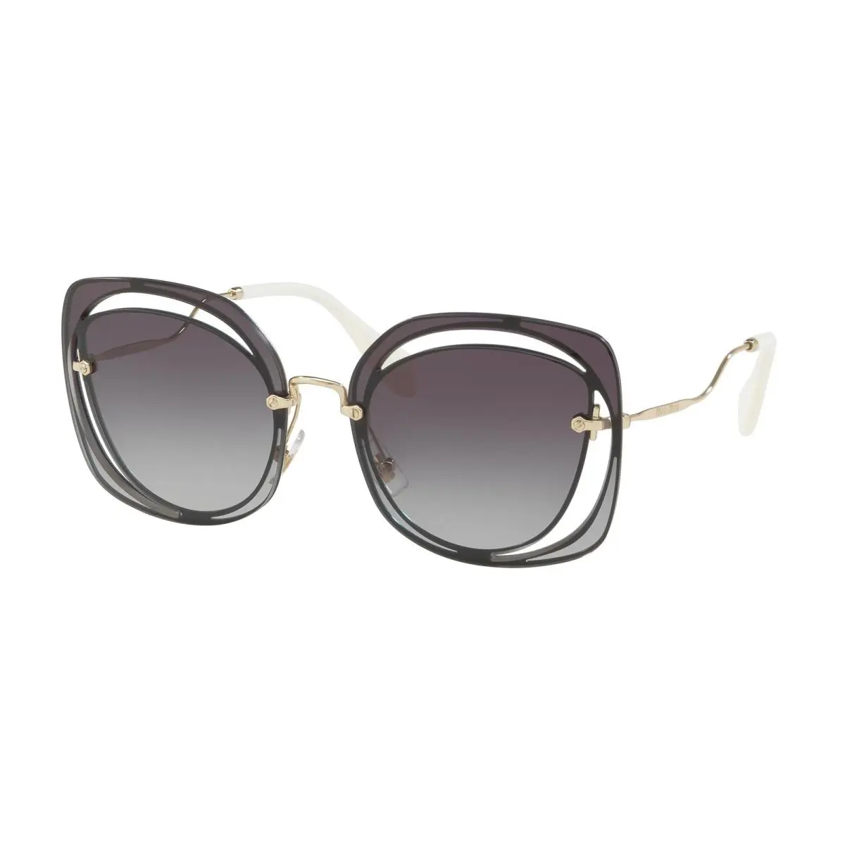 Miu MU 54 SS Core Collection Blue Grey Grad UE65D1 Size 64 Sunglasses by Miu Miu