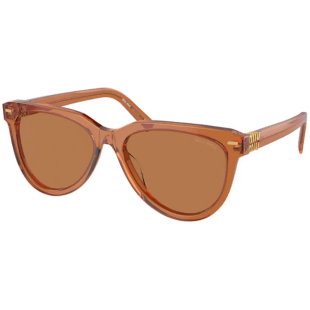 Miu MU 12 ZS Caramel Brown 15T2Z1 Size 56 Sunglasses