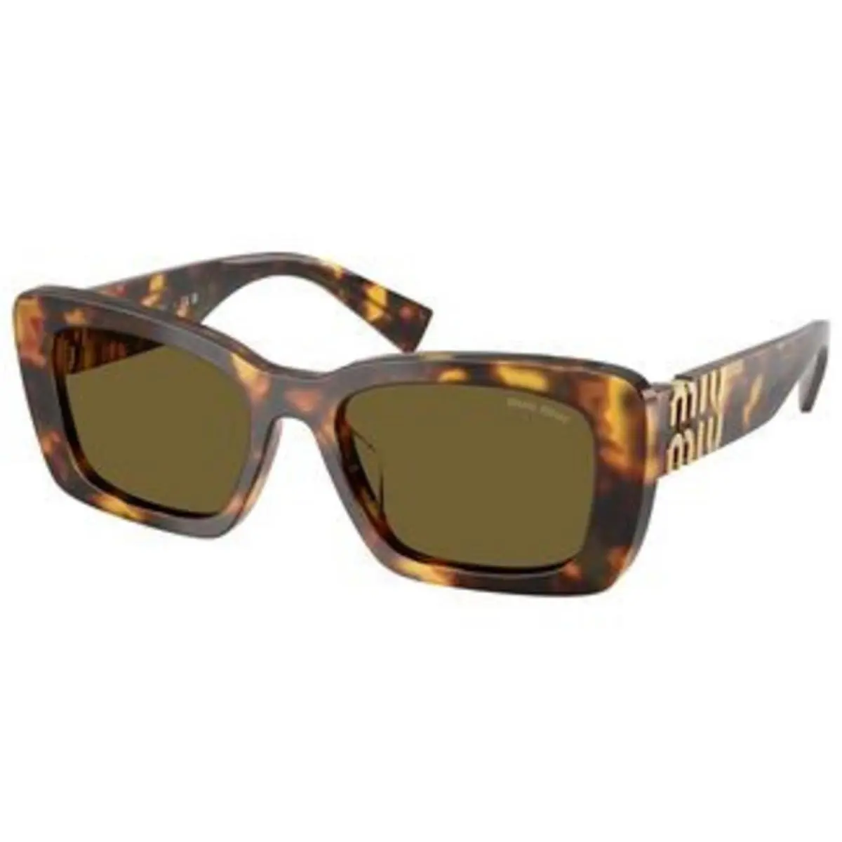 Miu MU 07 YS Honey Havana / Dark Brown 14L09Z Size 53 Sunglasses by Miu Miu