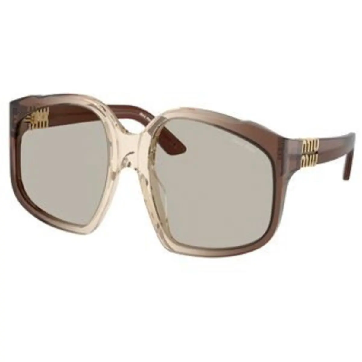 Miu MU A 07 SF Brown Gradient / Light 25G40U Size 59 Sunglasses by Miu Miu