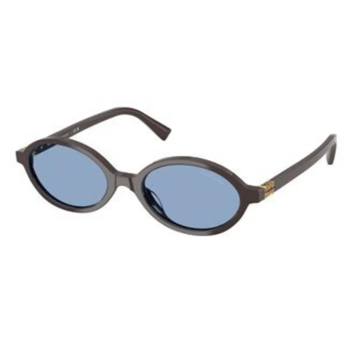 Miu MU 04 Zsf Moka / Light Blue Polyamide Standard 22C60O Size 50 Sunglasses by Miu Miu