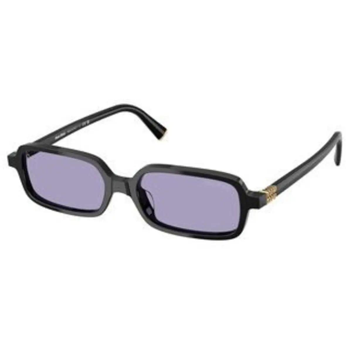 Miu MU 11 Zsf Black / Violet Polyamide Standard 16K01O Size 52 Sunglasses by Miu Miu