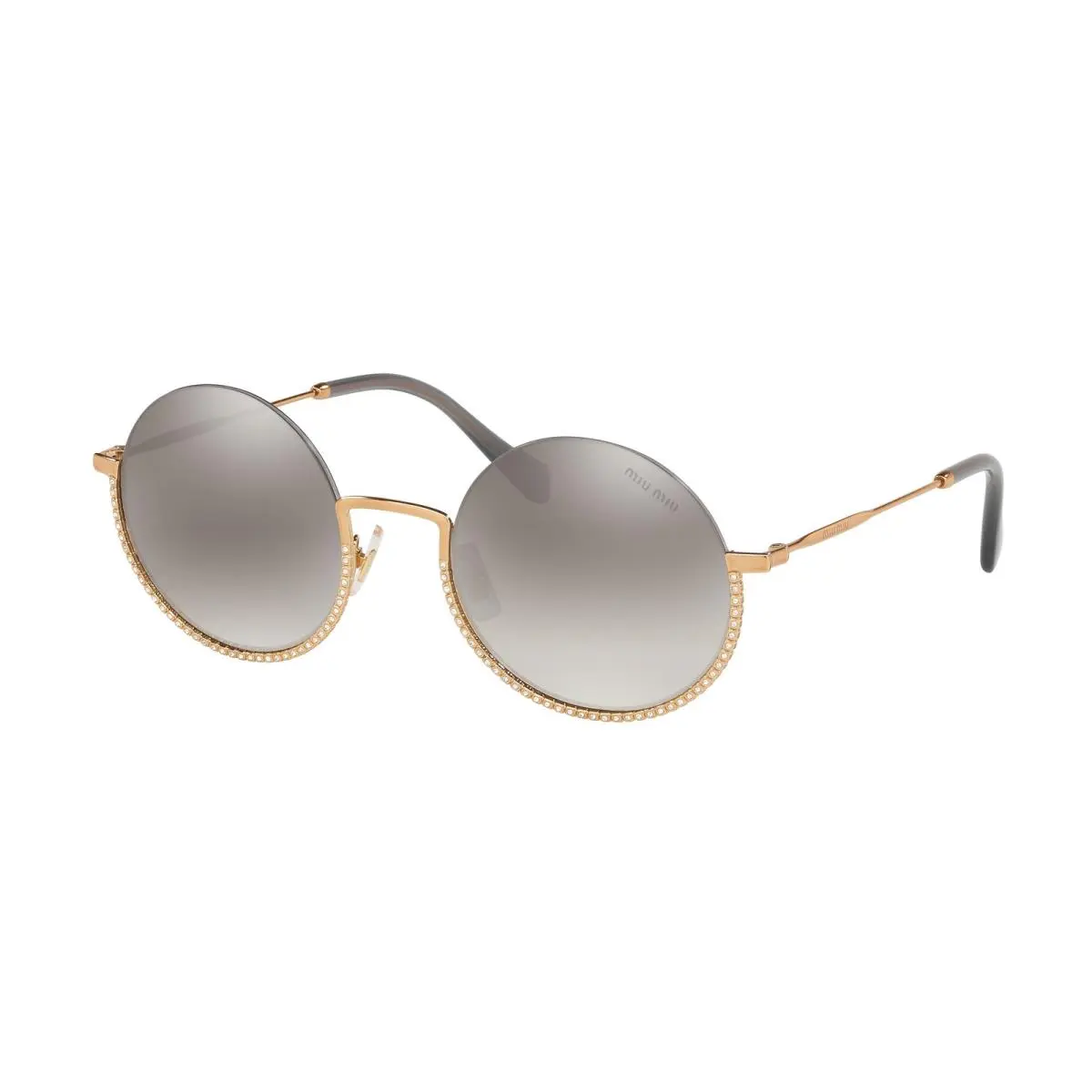 Miu MU 69 US Core Collection Antique Gold G 7OE5O0 Size 52 Sunglasses by Miu Miu