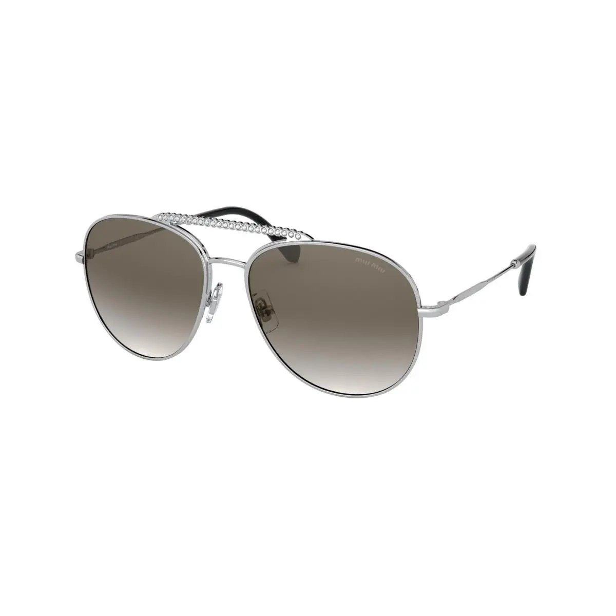 Miu MU 53 VS Core Collection Silver Gradien 1BC5O0 Size 57 Sunglasses by Miu Miu