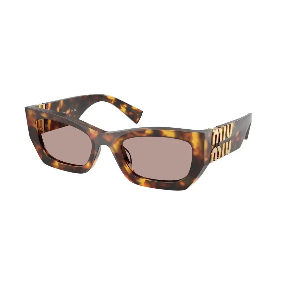 Miu MU 09 WS Honey Havana / Light Purple Brown 14L20I Size 53 Sunglasses by Miu Miu