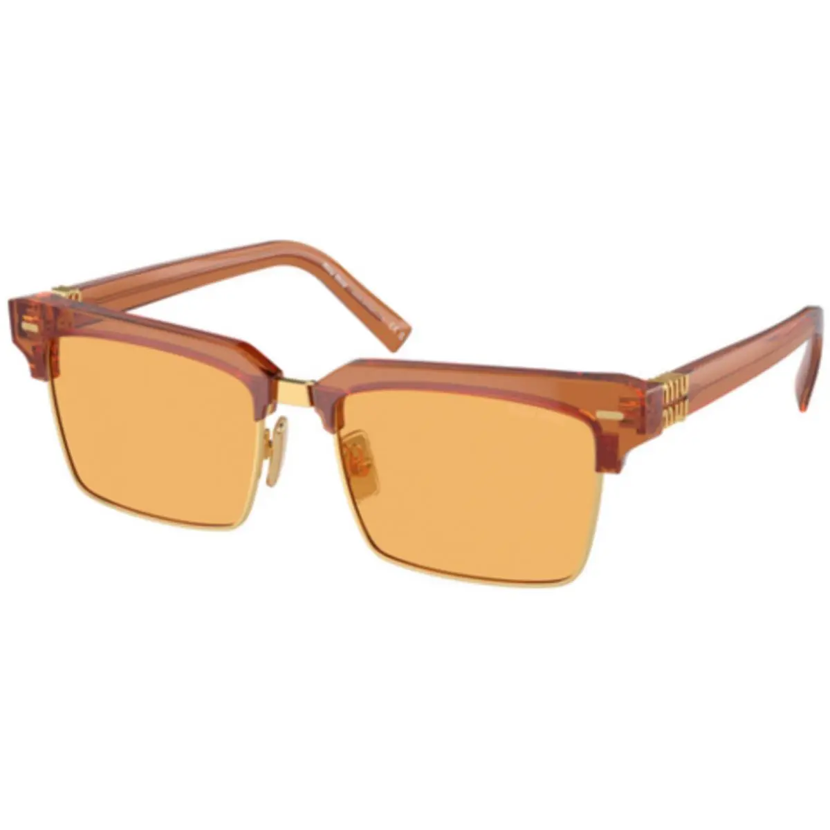 Miu MU 10 ZS Caramel Trasparent / Yellow 15T0B7 Size 54 Sunglasses by Miu Miu