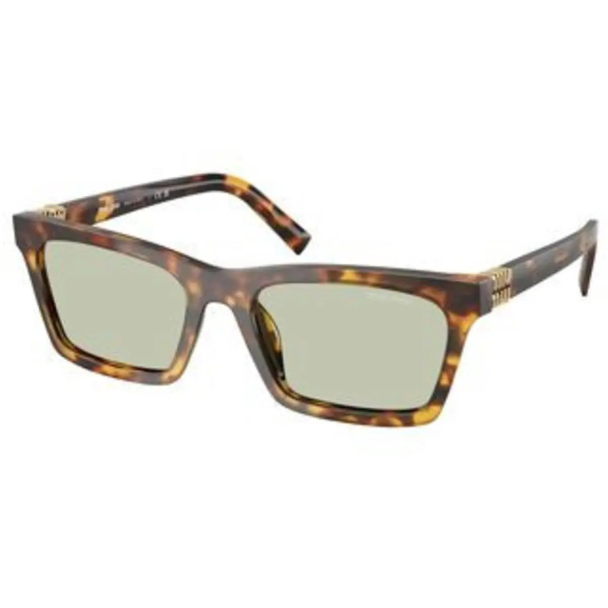 Miu MU A 05 S Honey Havana / Light Green 14L50O Size 55 Sunglasses by Miu Miu