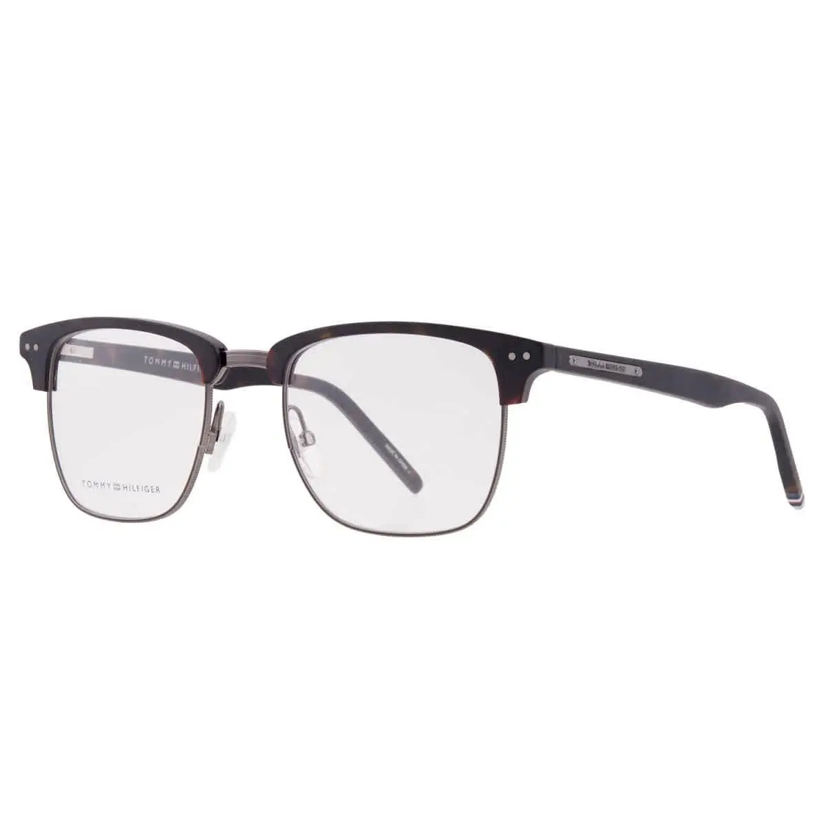 Demo Square Unisex Eyeglasses TH 1730 0086 51 TH 1730 0086 51 by Tommy Hilfiger