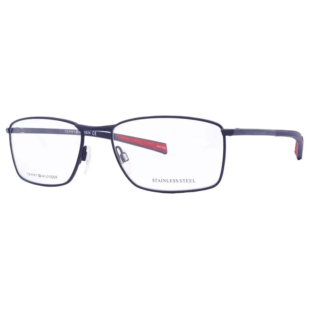Demo Rectangular Men`s Eyeglasses TH 1783 0FLL 57 TH 1783 0FLL 57 by Tommy Hilfiger
