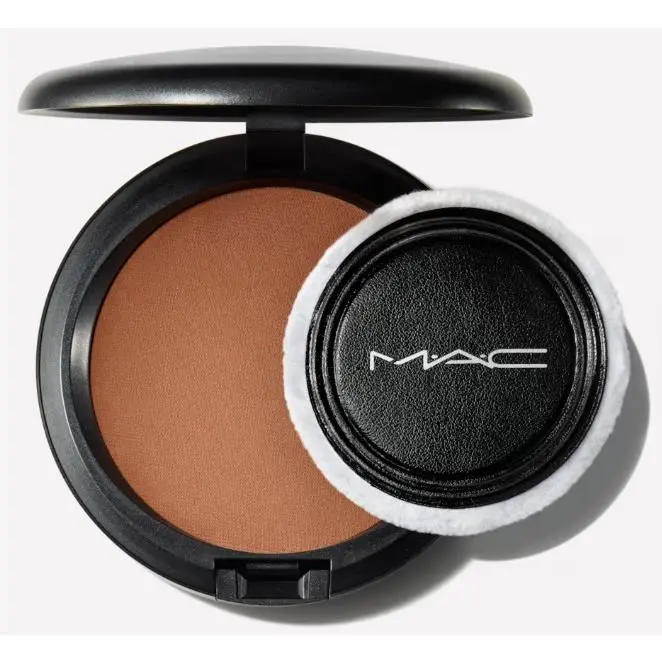 Mac Blot Pressed Powder Compact w/ Puff Applicator Formula -pick Shade DARK by MAC Cosmetics