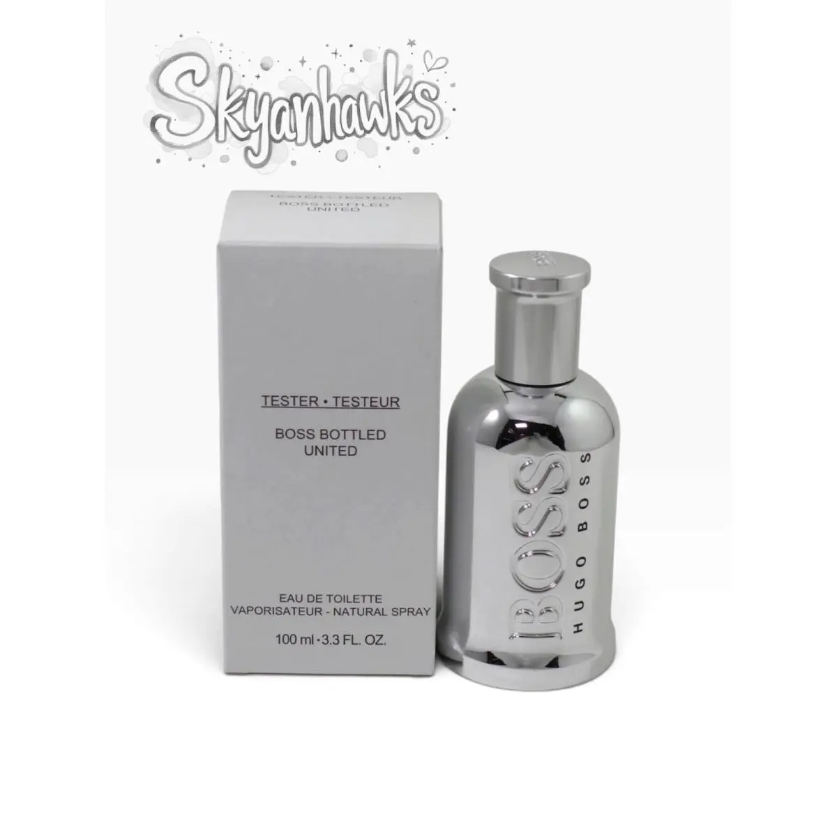 Bottled United 3.3 oz Edt Spray For Men in Tester Box by Hugo Boss