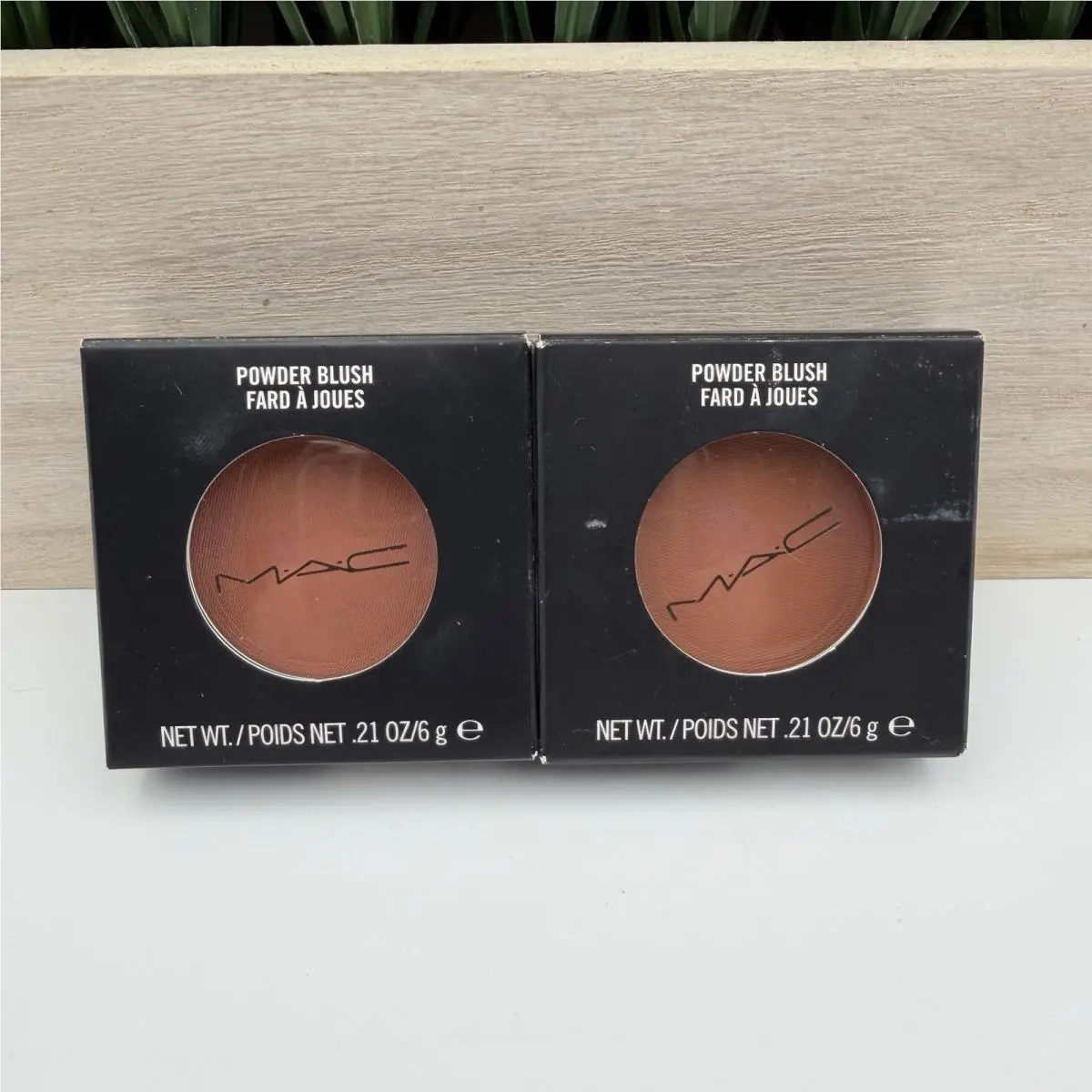 2 Mac Powder Blush Coppertone Cheek Enhancing Blush w/ Talc by MAC Cosmetics