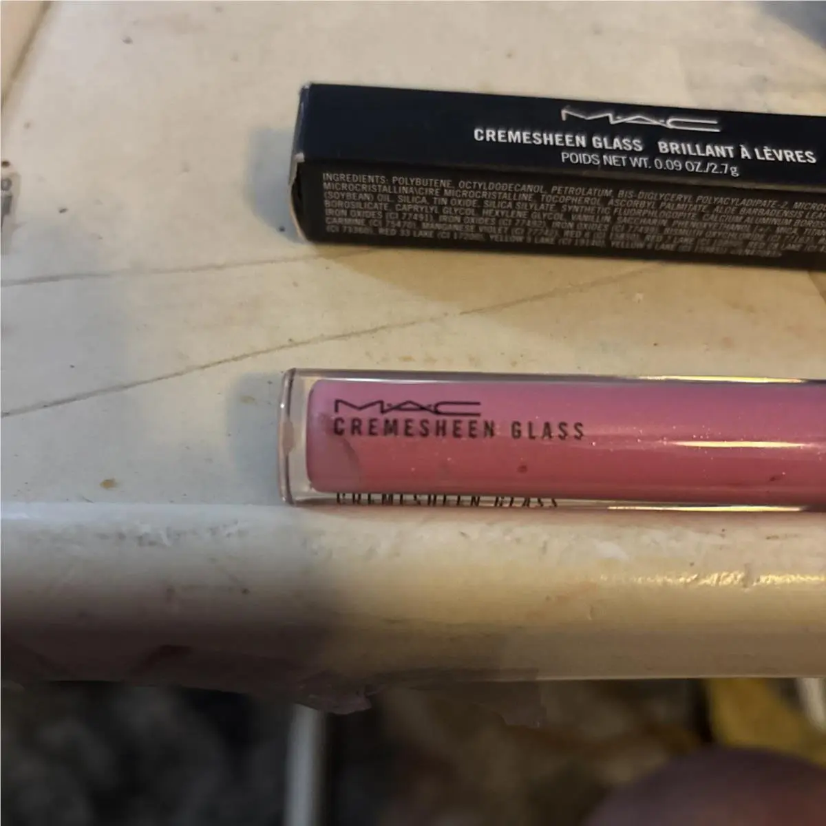 Mac Cremesheen Glass Lipglass Gloss - Pagoda 206 - Full Size 2.7g by MAC Cosmetics