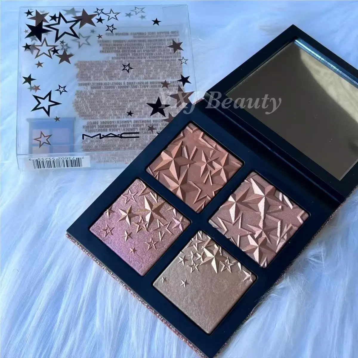 Mac Star Dipped Face Blush Highlighter Palette Medium Deep Full Size by MAC Cosmetics