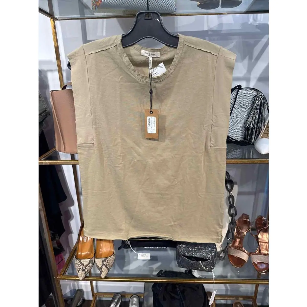 Rag Bone Size XS Khaki T-shirt by Rag & Bone