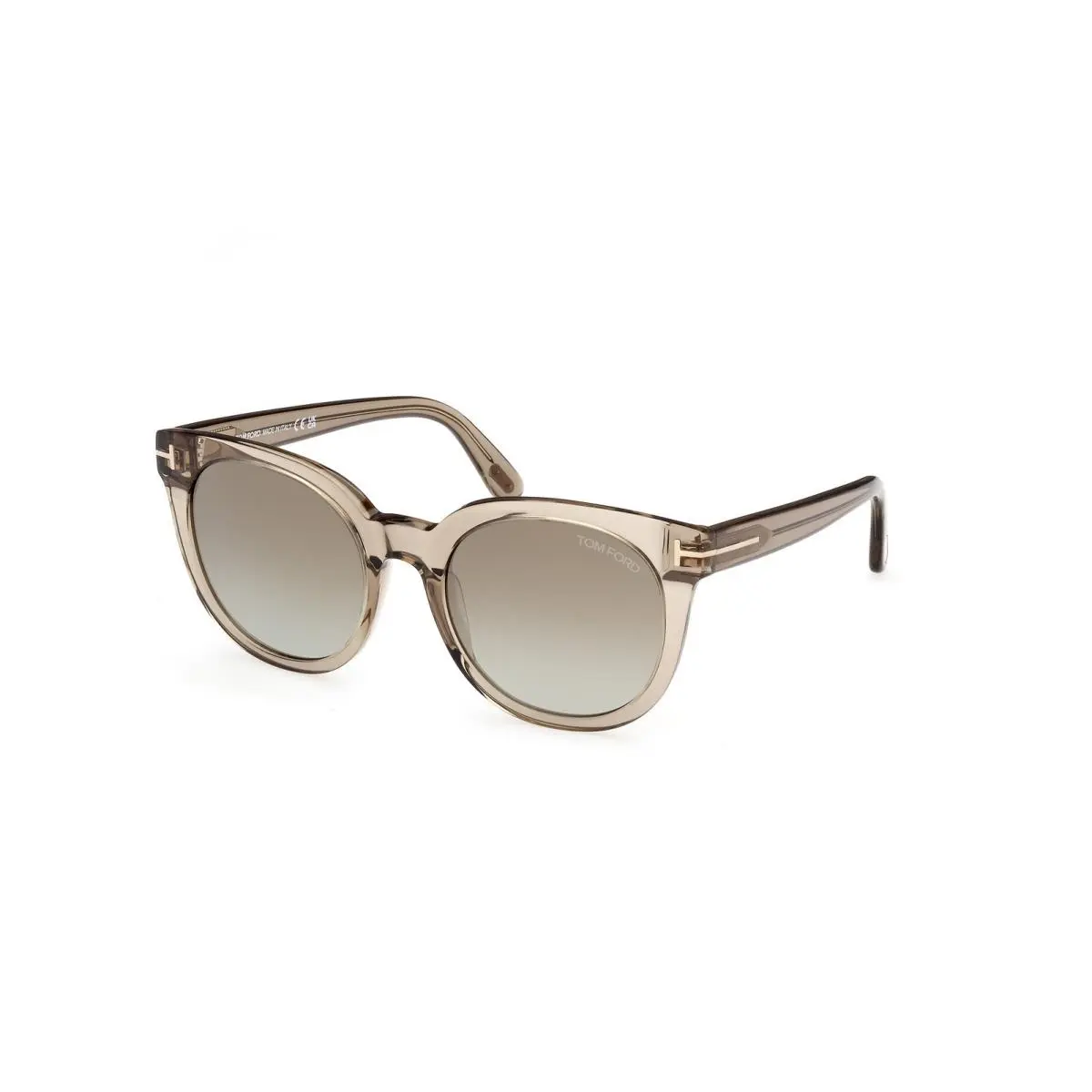 FT 1109 Shiny Light Brown / 45G Size 53 Sunglasses by Tom Ford