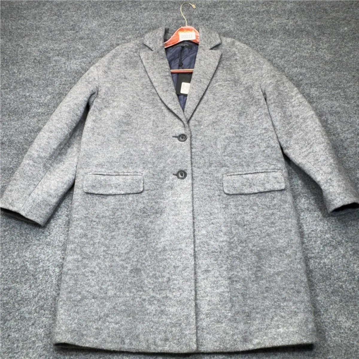 Rag Bone Coat Womens XS Light Gray Heather Wool Blend Estelle Cocoon by Rag & Bone