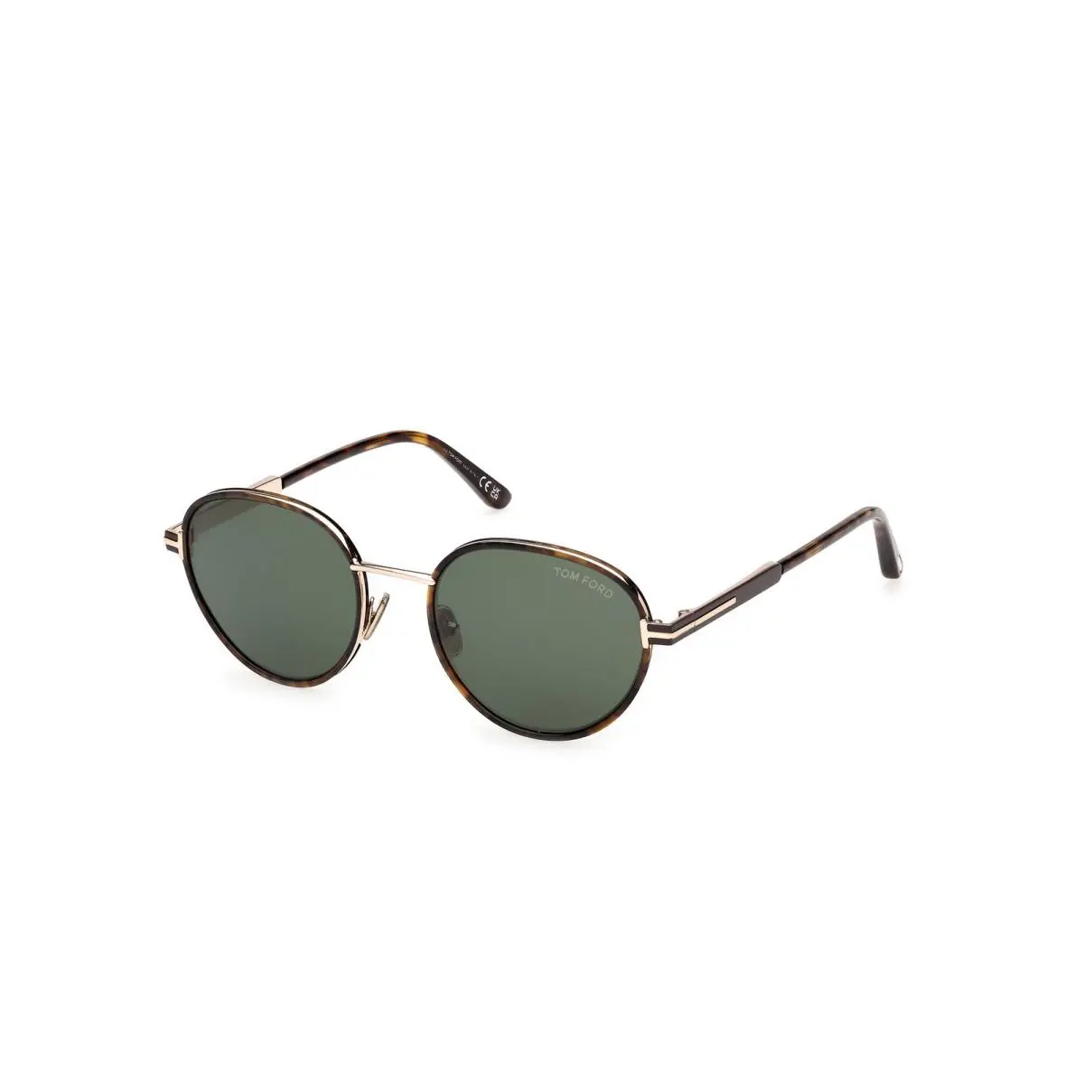 FT 1339 Dark Havana / Shiny Brown 52N Size 51 Sunglasses by Tom Ford