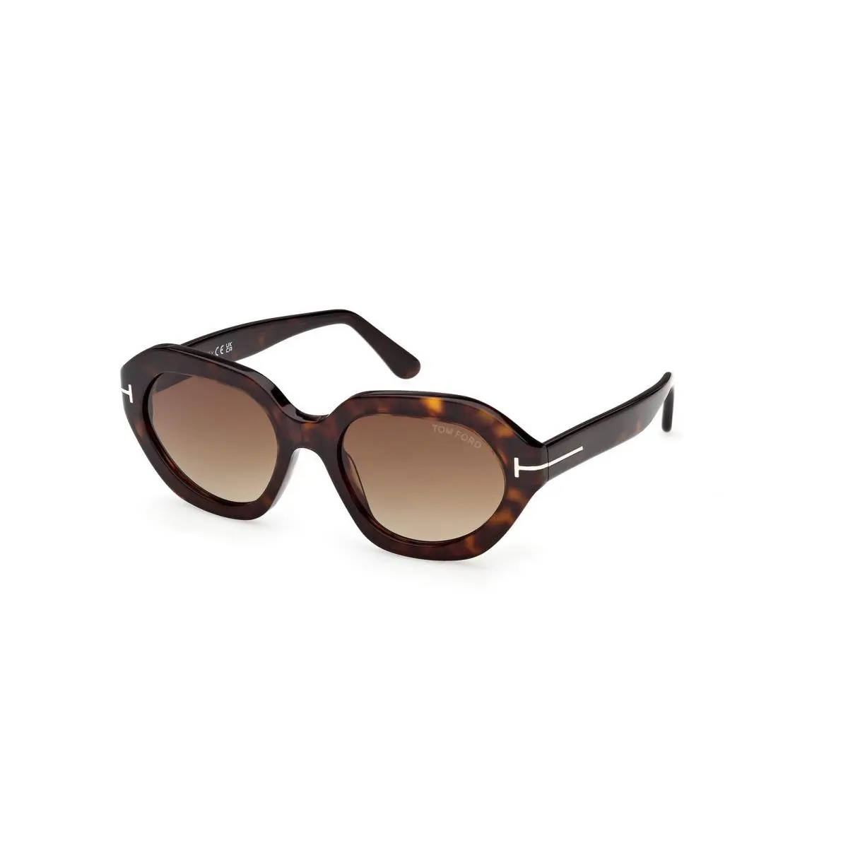 FT 1341 Dark Havana / 52F Size 53 Sunglasses by Tom Ford