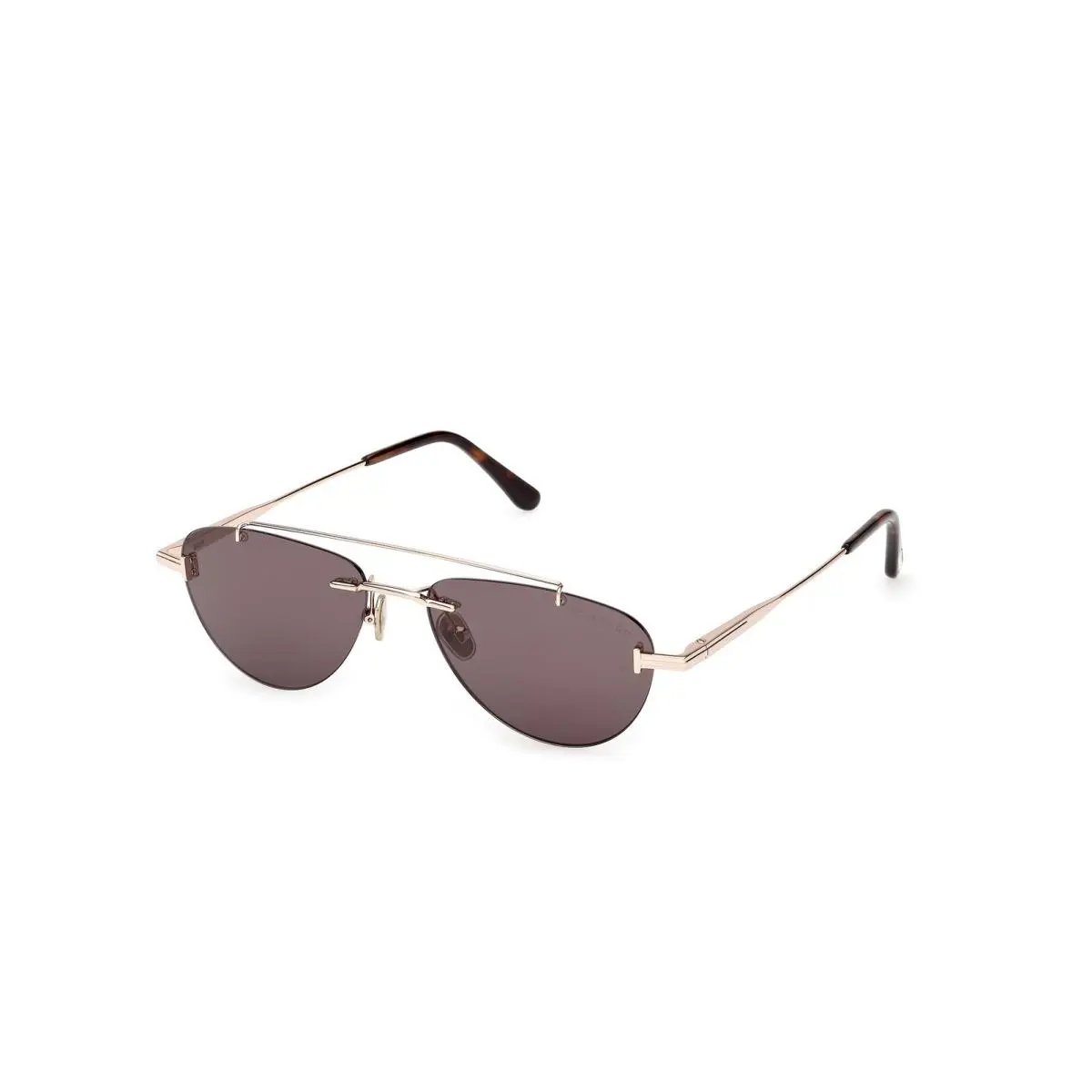 FT 1356 Shiny Rose Gold / 28A Size 55 Sunglasses by Tom Ford