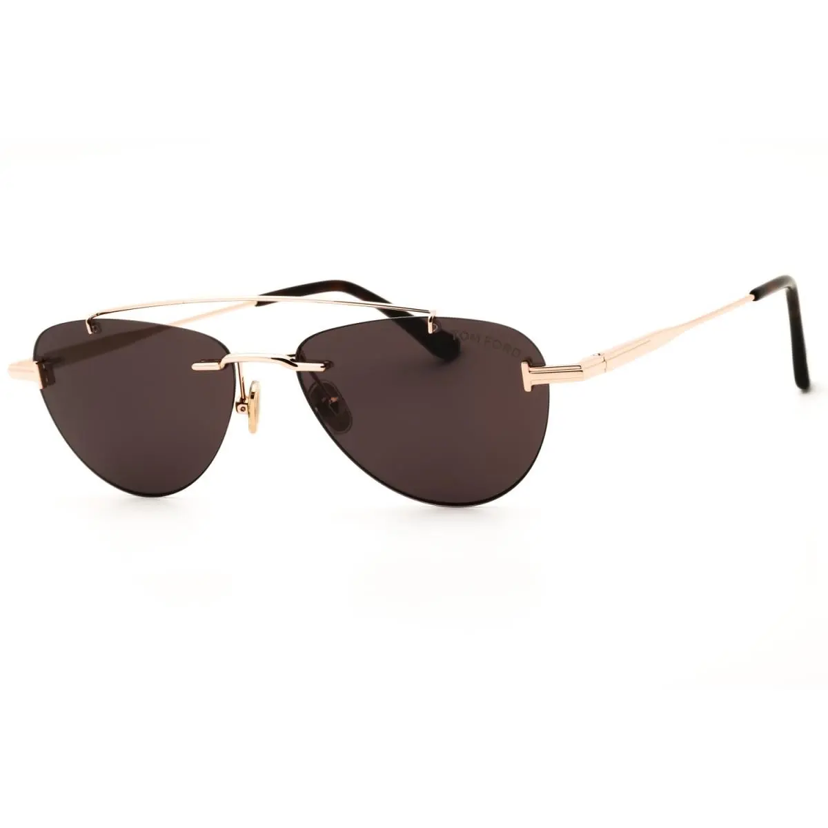 Ft1356 Sunglasses Sun Glasses 28A 55mm Unisex Shiny Rose Gold by Tom Ford