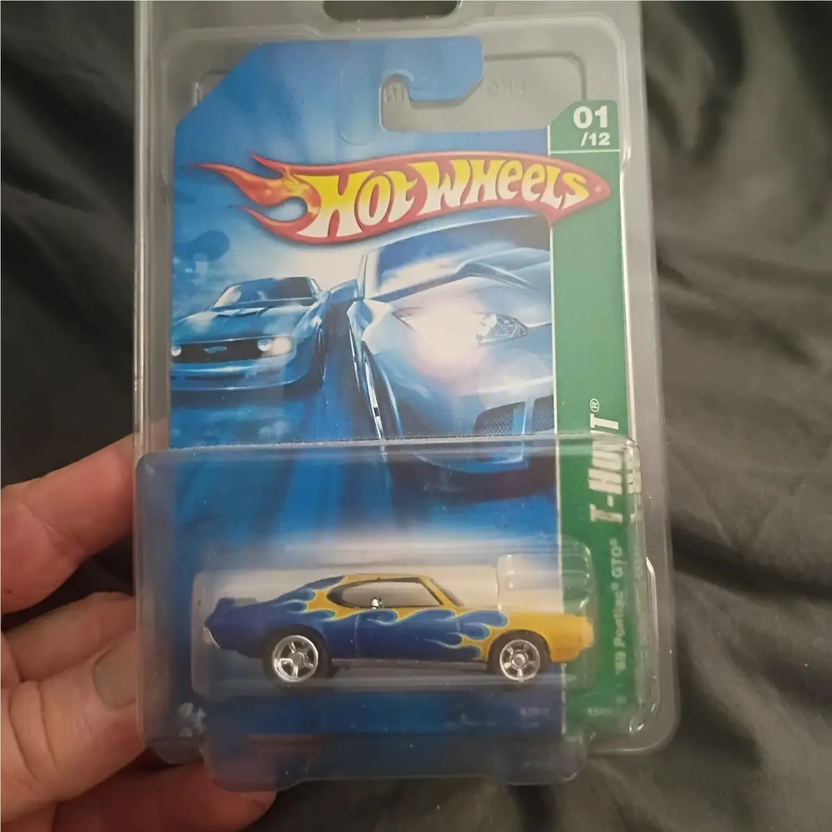 Hot Wheels 2007 Super Treasure Hunt 69 Pontiac Gto Mint in Protector