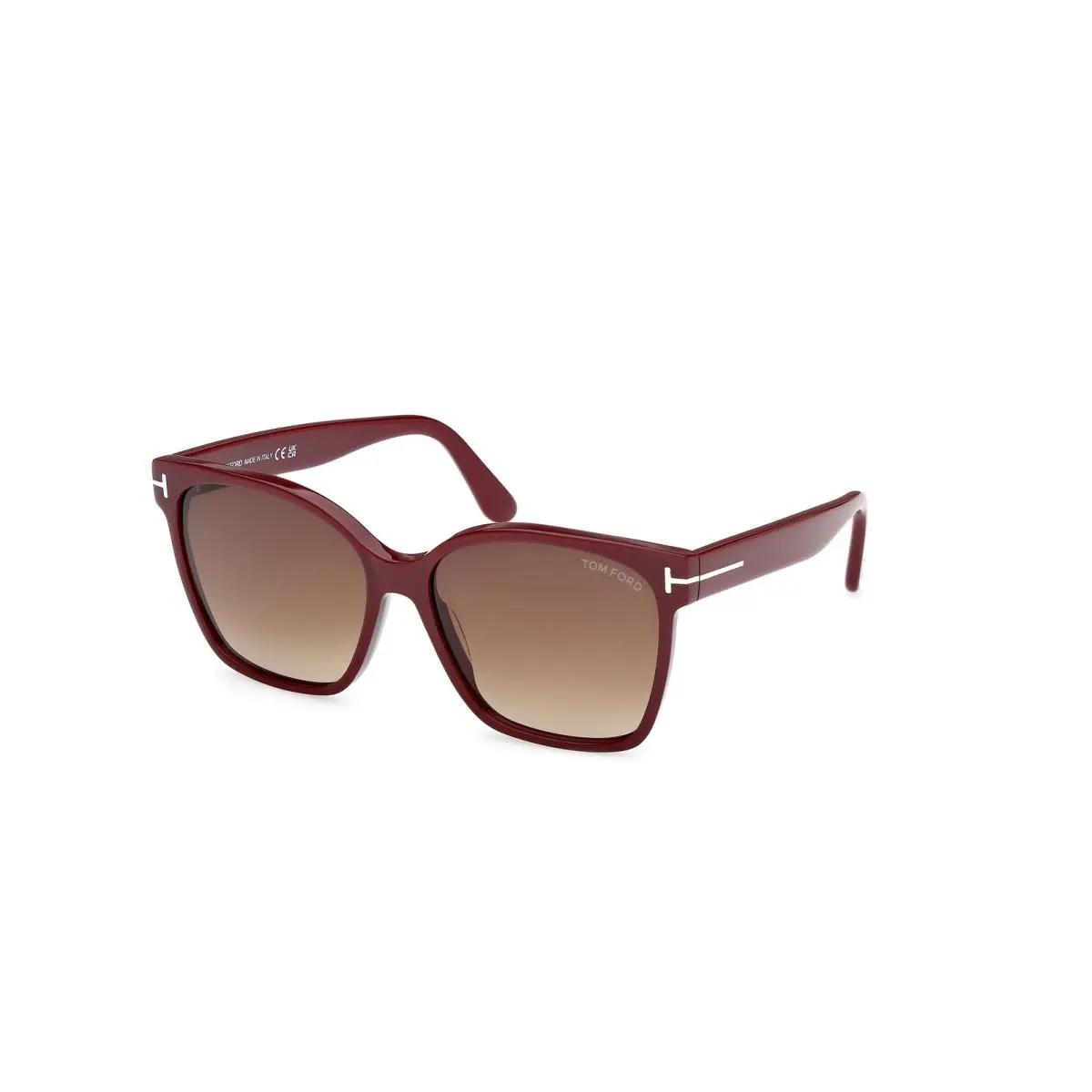 FT 1312 Shiny Bordeaux / 69F Size 56 Sunglasses by Tom Ford