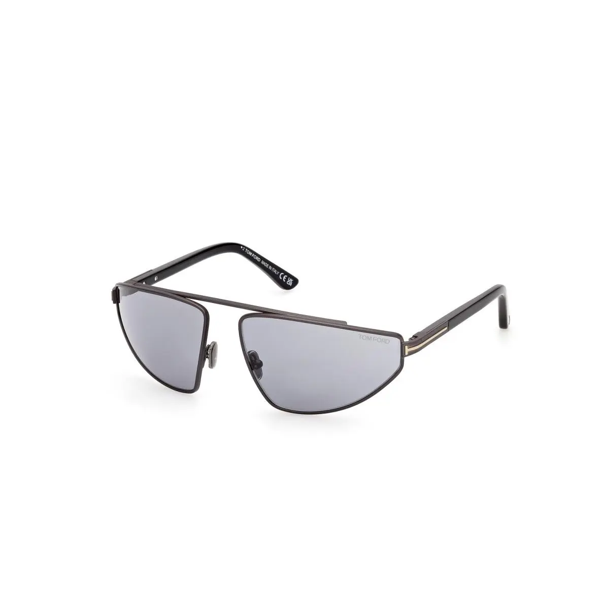 FT 1399 Matte Dark Ruthenium / 13A Size 64 Sunglasses by Tom Ford