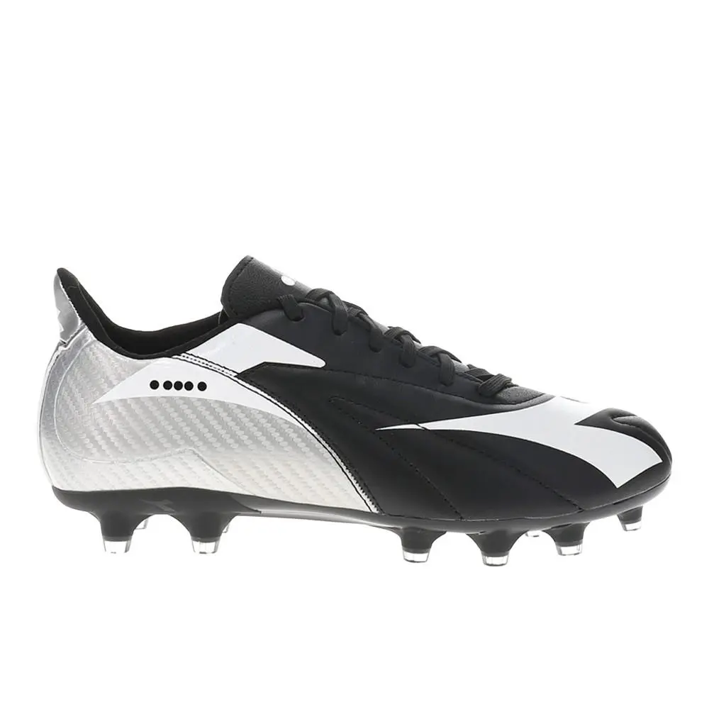 Diadora shoes - diadora Maximus Elite Lt Slp12 Soccer Cleats - 180704-C1434 - Black, Silver 4
