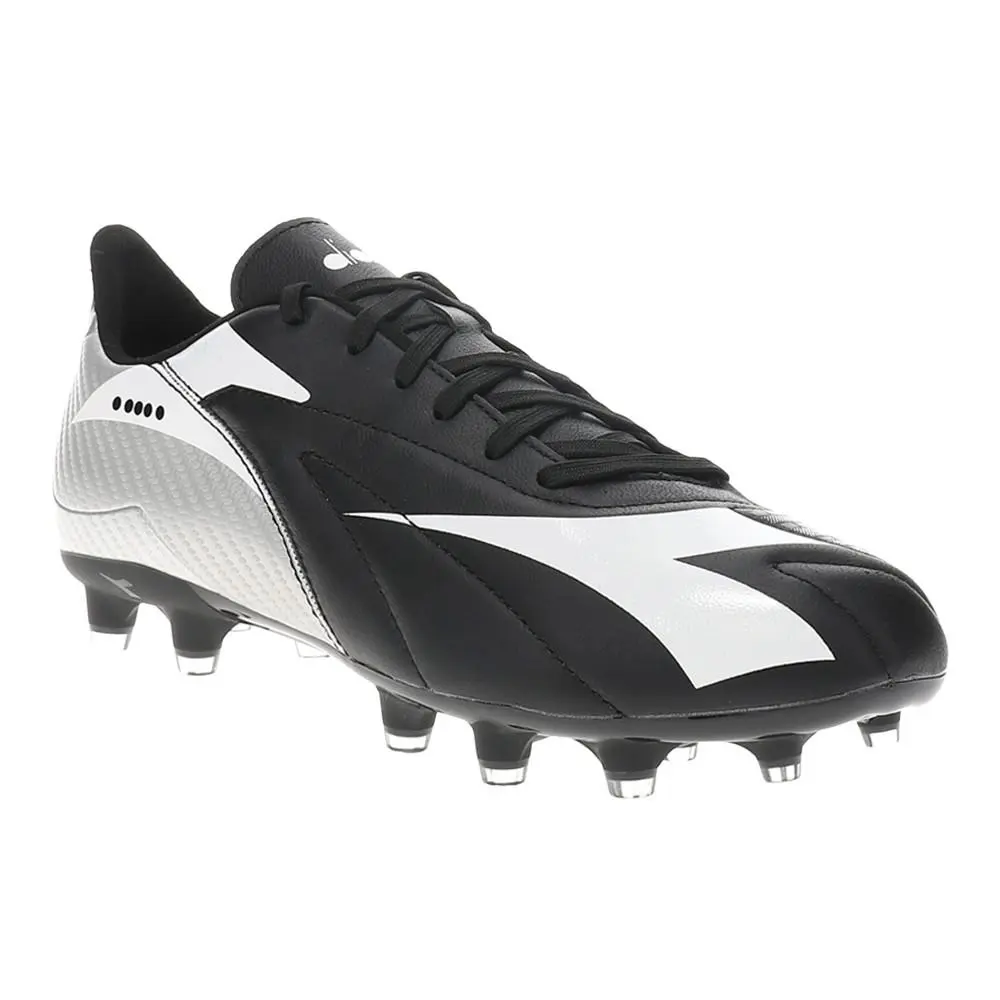 Diadora shoes - diadora Maximus Elite Lt Slp12 Soccer Cleats - 180704-C1434 - Black, Silver 5