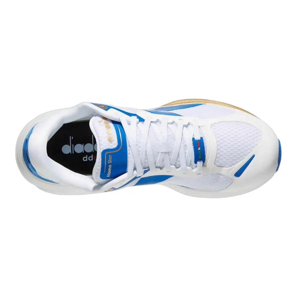Diadora shoes - Diadora Atomo Star - Atomo Star - 101181473-C0497 - White/Blue/Gold 8