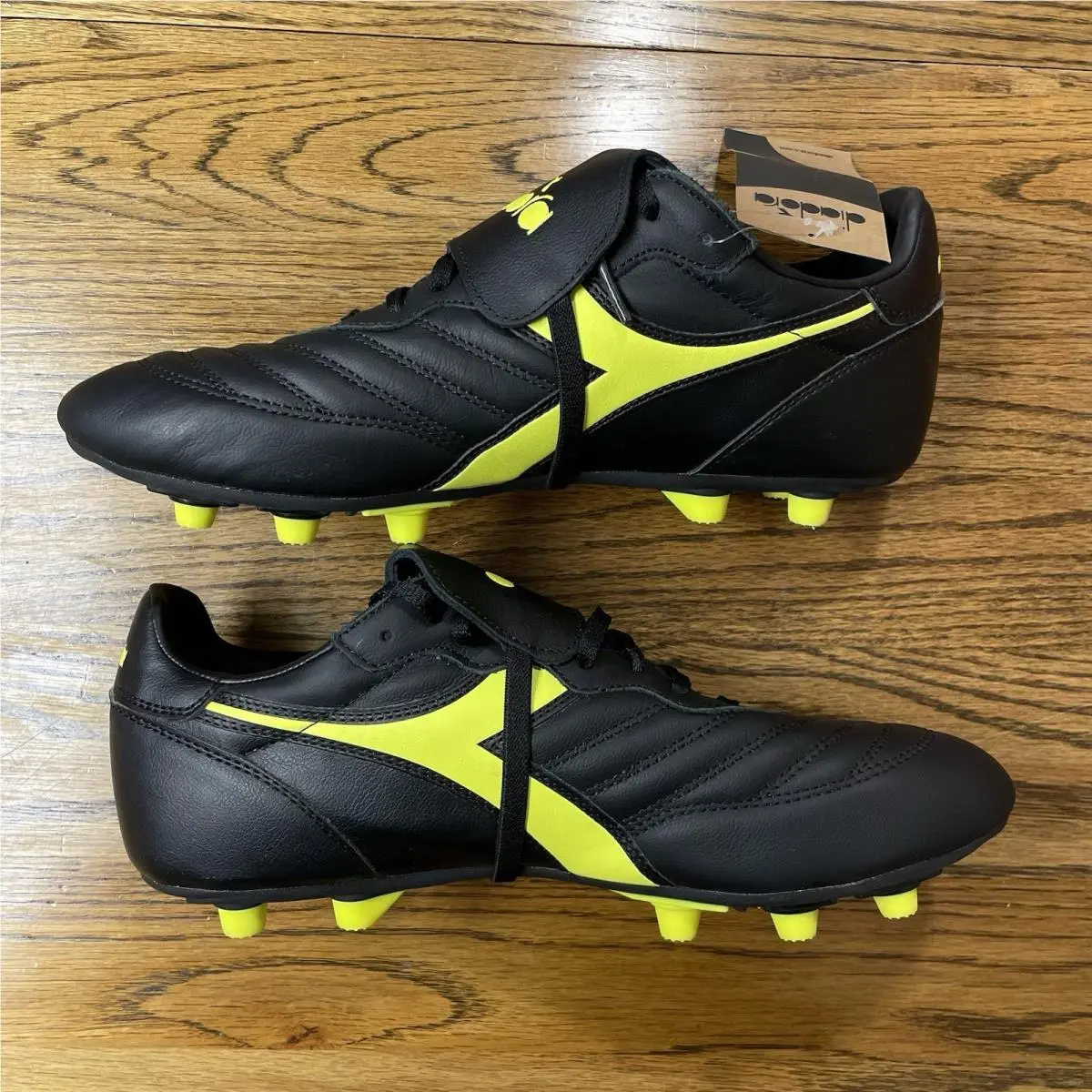 Diadora shoes - diadora Brasil Og Lt T Mdpu Soccer Cleats - 180669-C0641 - Black 1