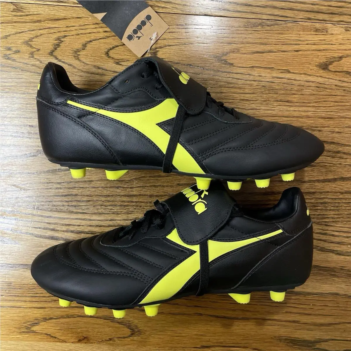 Diadora shoes - diadora Brasil Og Lt T Mdpu Soccer Cleats - 180669-C0641 - Black 0