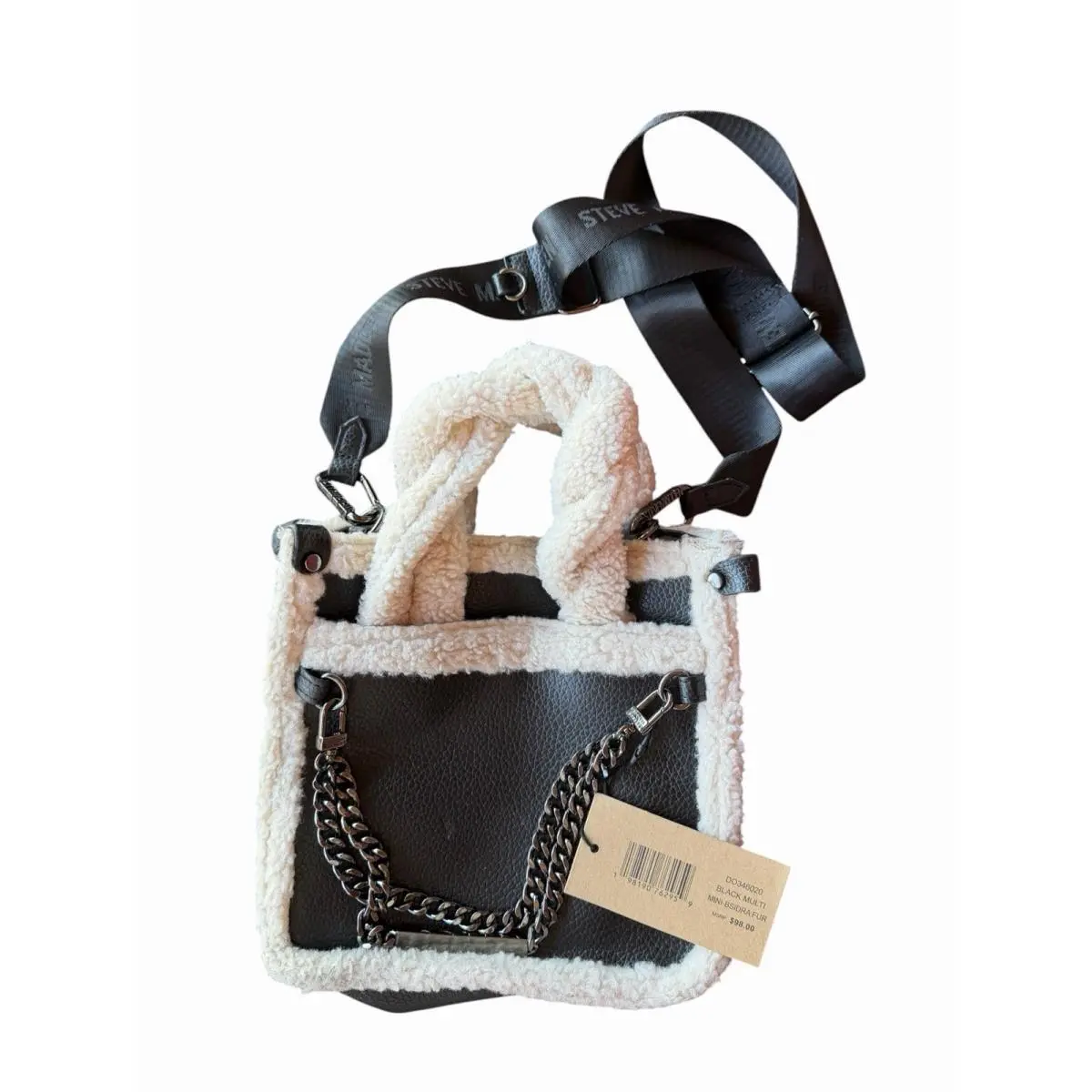 Steve Madden Mini Fur Crossbody Bag Cha