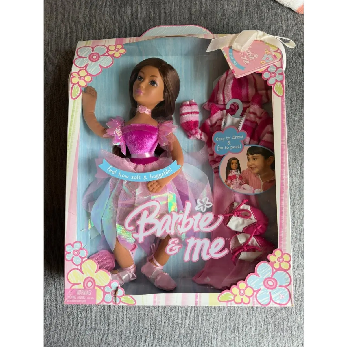 Nrfb Mattel Barbie Me Soft Poseable Doll