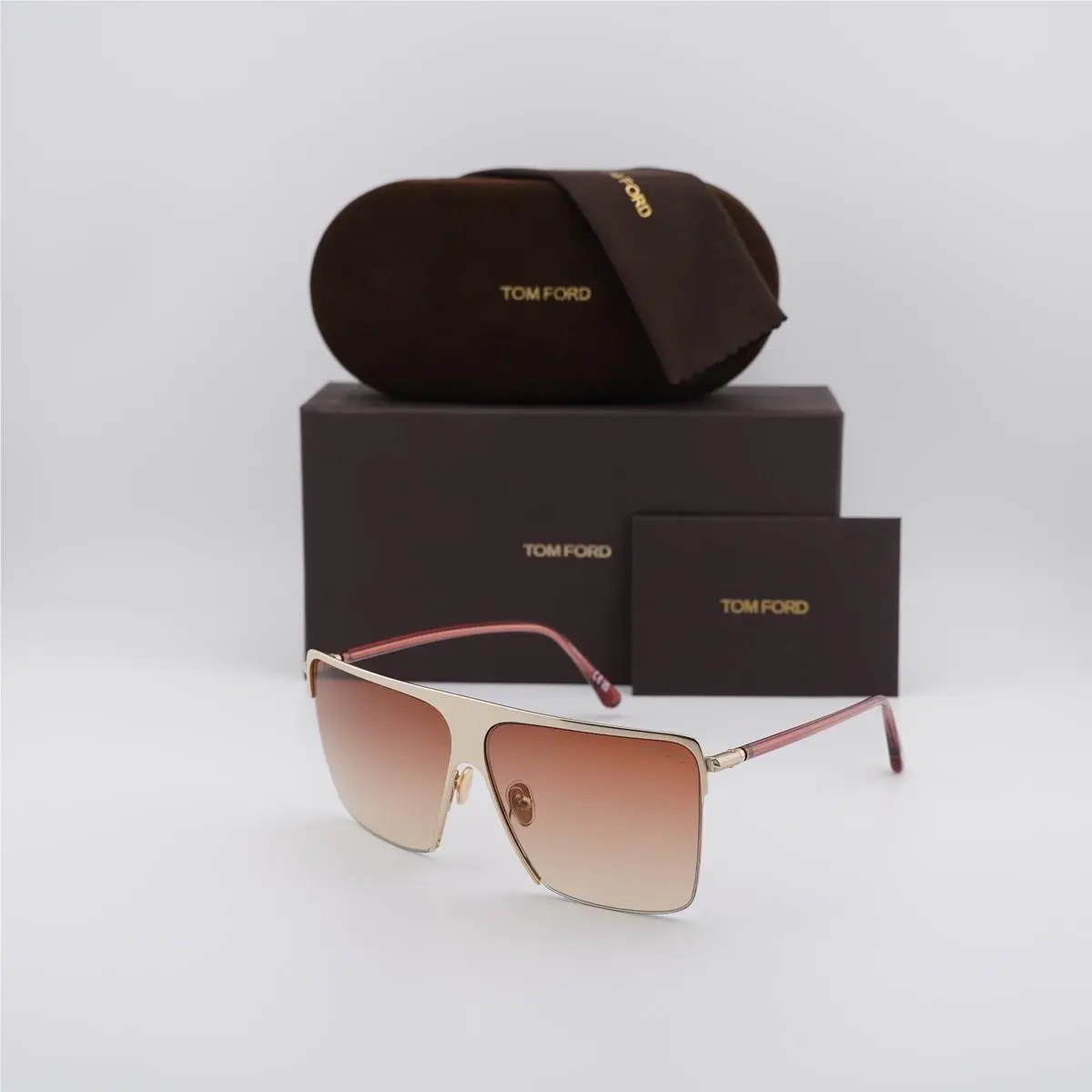 FT0840 28T Rose Gold/gradient Bordeaux 61-11-140 Sunglasses by Tom Ford