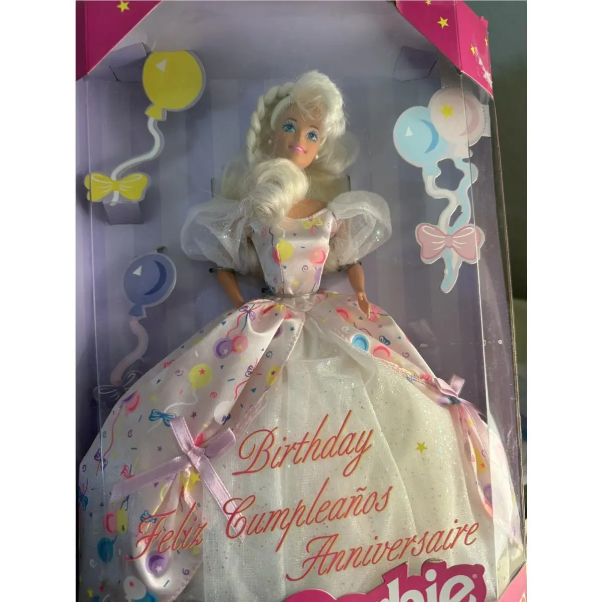 Birthday Barbie Feliz Cumpleanos Anniversaire-spanish Blonde By Mattel