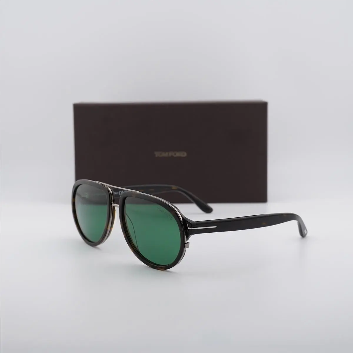 Tom Ford FT0779 52N Dark Havana/green 58-16-140 Sunglasses