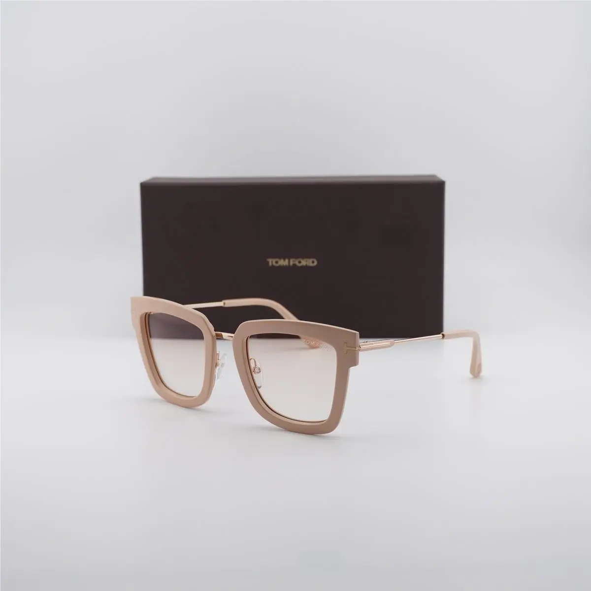 Tom Ford FT0573 74F Brown/pink Gradient 52-22-140 Sunglasses